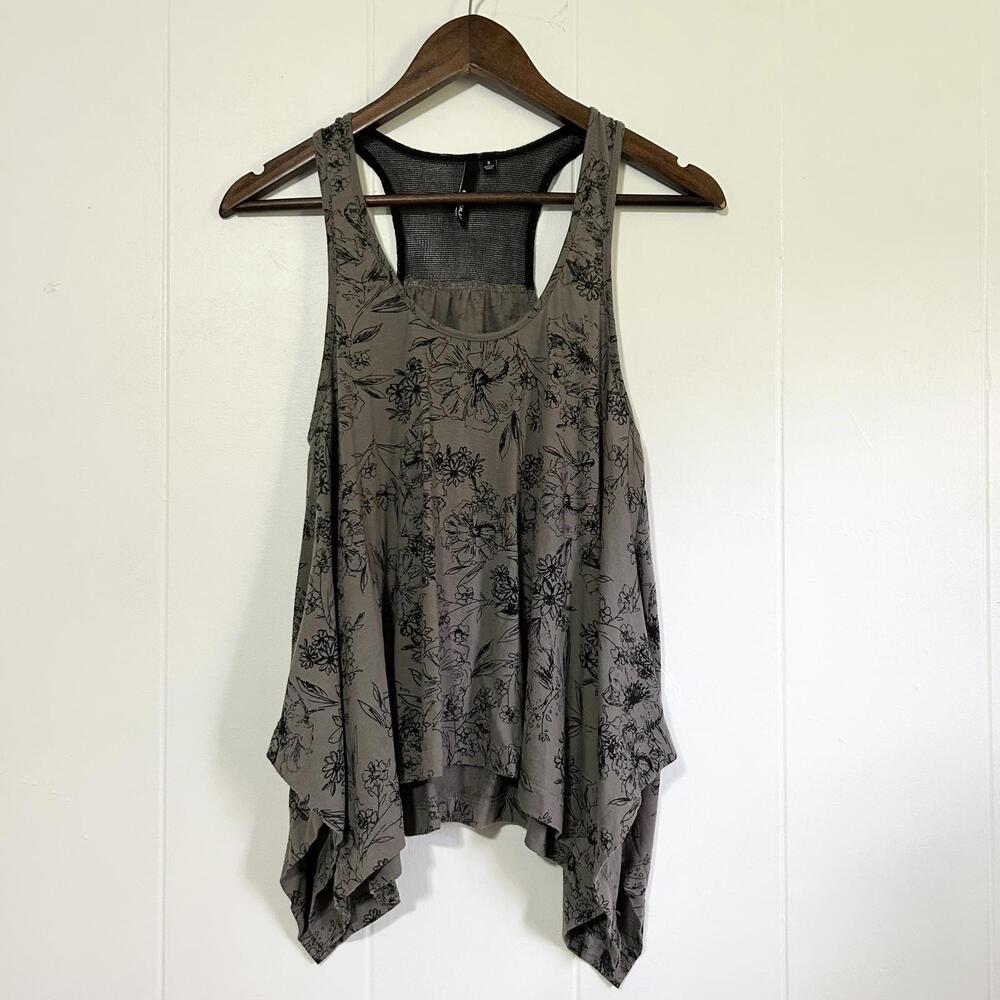 O'Neill Gray Floral Tank Top